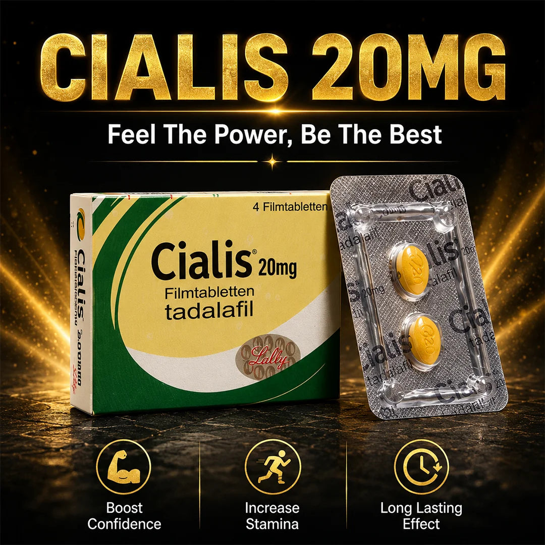 Cialis 20mg Tablets – 4 Tablets Packing | Pakistan