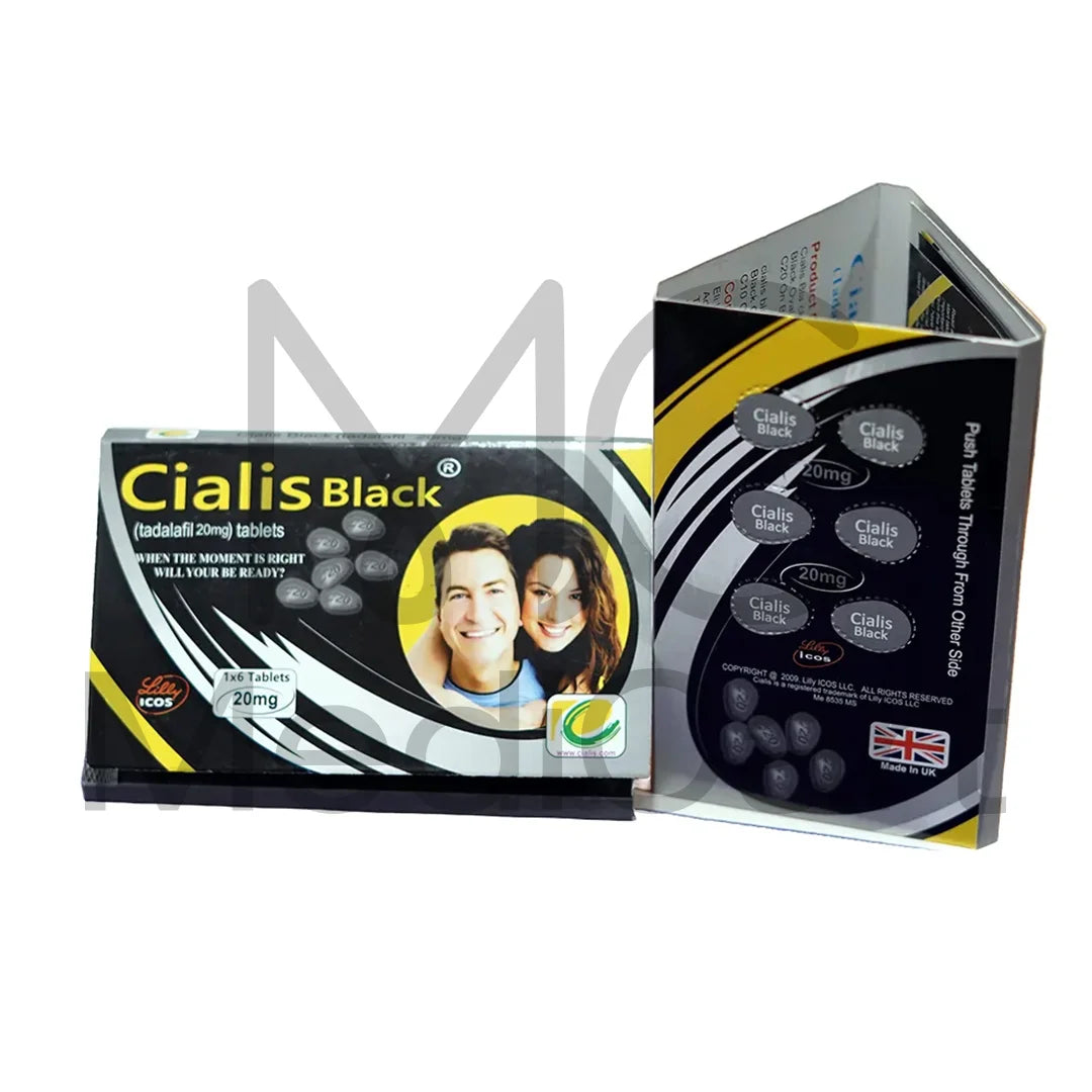 Cialis Black 20mg Tablets – 6 Tablets | Men's Wellness